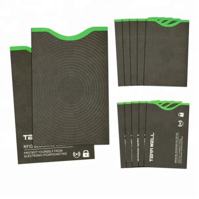 China PVC CMYK Side Printing RFID Blocking Card Holder RFID Blocking Sleeve for sale