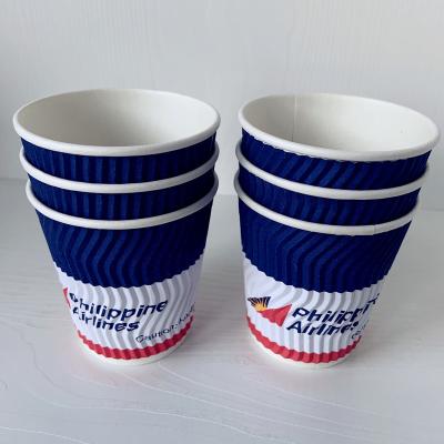 China Disposable Paper Cups Custom Customized Wall Hot Logo Style 4oz 5oz 6oz Packing Pcs Color Design Print Feature Material for sale