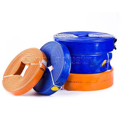 China Farm 2 Inch Layflat Flexible Layflat PVC PE Irrigation Tape Agriculture Water Suction Pipe Farm Irrigation Hose for sale