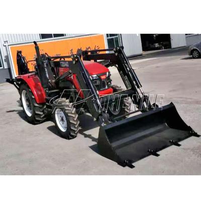 China Factory Garden Farm Tractor with Front End Loader and Backhoe for sale