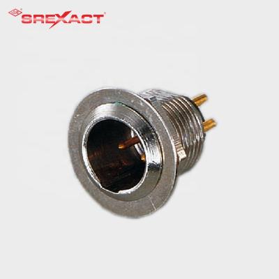 China audio & Metal Mini XLR 3pin Video Collar Male Connector for sale