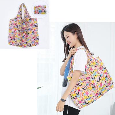 China Eco-friendly Cheap Heavy Duty Waterproof Nylon Shopping Bag Grocery Bag Vest Bag for sale