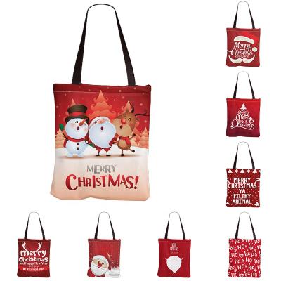 China KAIFEI LOW MOQ Handled CUSTOMIZED CANVAS BAG CHRISTMAS GIFT BAG 100% COTTON HOT SALE PACKING BAG for sale