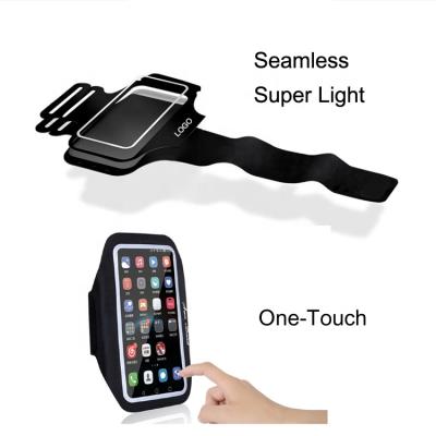 China Newest Fashion Seamless High Quality Waterproof Night Pocket Armband Mobile Phone KAIFEI Running Pouch for sale