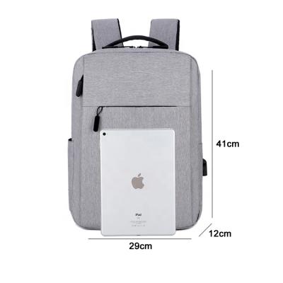 China KAIFEI USB Port Waterproof Nylon Cheap Laptop Backpack With Compartment Anti-thieft Backpack Computer for sale