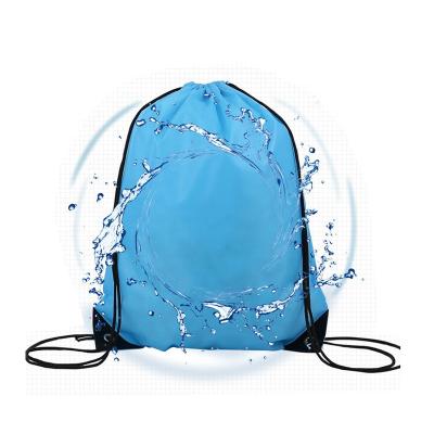 China Backpack New Arrival Travel Bag Polyester Nylon Sports Backpack Water Splashes Resistant Drawstring Bag for sale