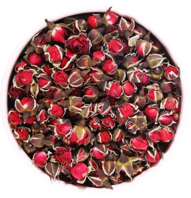 China Natural Dry Whole Rosebud Blooming Tea Wholesale Dried Rose With Golden Edge Tea for sale