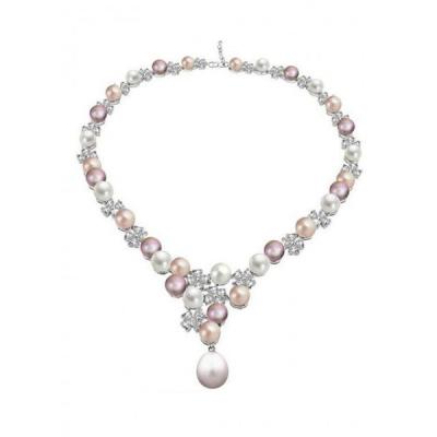 China Beautiful Fashion Jewelry Necklaces Imitation Pearl Statement Pendant  Necklace for sale