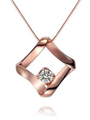 China Rose Gold Fashion Jewelry Necklace for sale