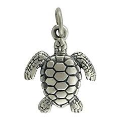 China Unique Beautiful Antique Silver Original Sea Turtle Pendant for Children Boy for sale