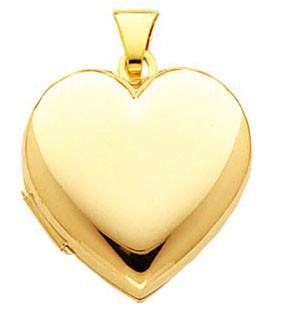 China Enaggement Women Personalised Jewellery Silver Heart  Locket Pendant With Gold for sale