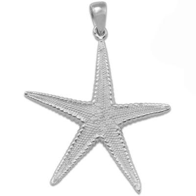 China 925 Sterling Silver Nautical Themed Jewelry Starfish Pendant Jewelry for sale