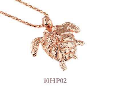 China Rose Gold Sterling Silver Hawaiian Jewelry Cute Sea Turtle Hawaiian Pendant for sale