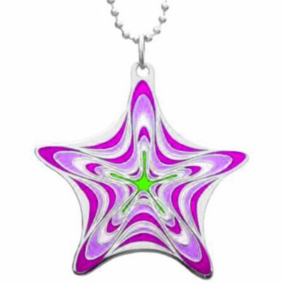 China Star Design Fashion Jewelry Pendants Brass Base Silver Enamel Star for sale