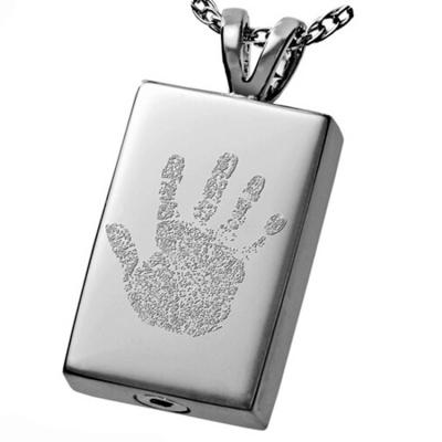 China Costomizable Cremation URN Jewelry Ash Men Handprint For Unisex for sale