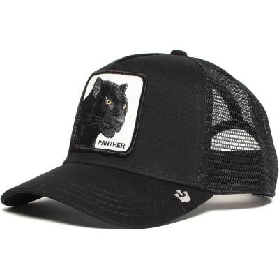 China European and American Style Popular 5 Panel Customized Mesh Sports Baseball Caps Fashion Cool Trucker Hat Custom Animal Patterns Embroidery Nets Hat for sale