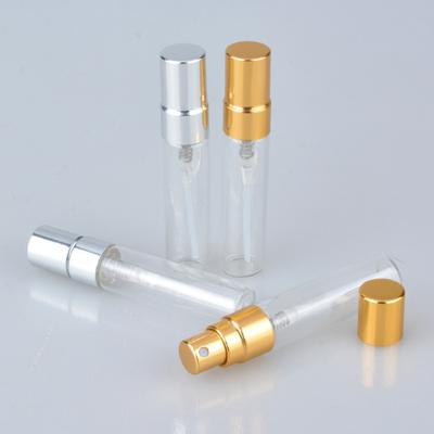 China 100pcs/lot 5ml Mini Spray Bottle For Perfume Cosmetic Travel Portable Glass Bottles Sample Vials Refillable Bottles for sale