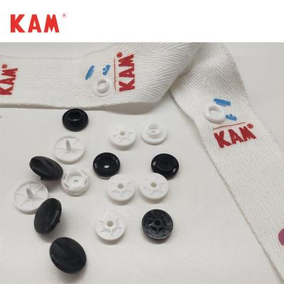 China Nickel Free Hot Selling Color KAM Plastic Snaps Button For Clothes for sale