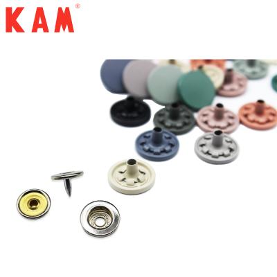 China Eco - Friendly KAM Custom Made Stock Metal Snap Buttons For Clothes for sale