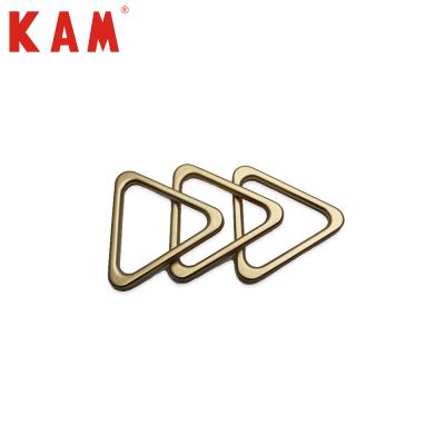 China wholesale nickel free and customize fashion decoration accessories triangle buckle ring metal belt buckle for bags for sale