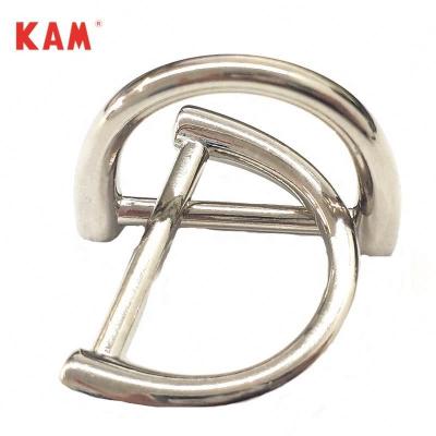 China High Quality Nickel Free Metal D Ring Buckles Clasp Luggage Clothes Sewing Bag Purse Handmade D Clips for sale