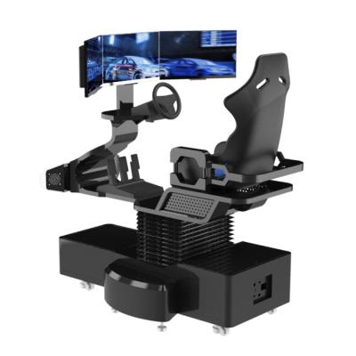 China Theme park three screen racing car 9d arcade racing simulator vr simulator for for sale