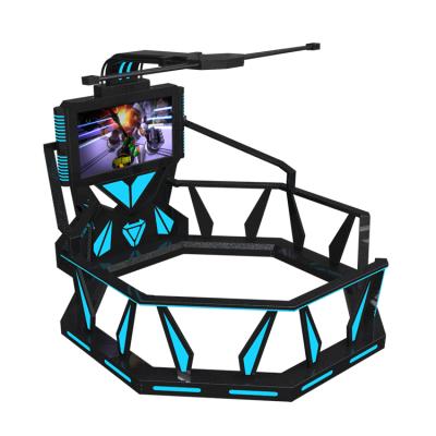 China Factory direct sale 360 ​​degree 9d vr cinema multiplayer vr station platform game interactive 2020 simulator L330*300*H250cm for sale