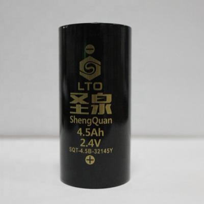 China 66160 lto 40ah cell lithium titanium oxide 2.4V 4.5AH scib yinlong lithium titanate 33.5*70mm for sale