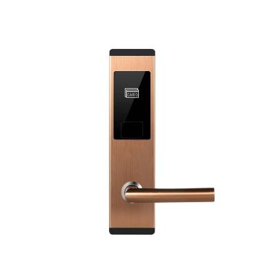 China Fashion smart hotel lock system, electronic rf card door handle lock, smart hotel door lock system GLMZK-ZNMSSA2-2 for sale