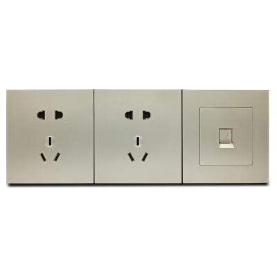 China Durable Multifunctional Home and Hotel Wall Socket Network Computer Smart Socket for sale