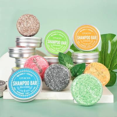 China Drop Shipping Natural Organic Vegan Solid Soap Tin Box Bubble Hair Care Shampoo Base Antiseptic Paper Bar for sale