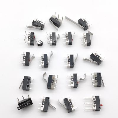 China Electronics KW10 Auto Single Pole Micro Mouse Switch Micro Flash 3pin Switch for sale