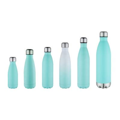 China Double Wall PORTABLE Eco-Friendly Vacuum Sport Copper Stainless Steel Cola Shape Double Wall Thermo Drink Insulated Water Bottles for sale