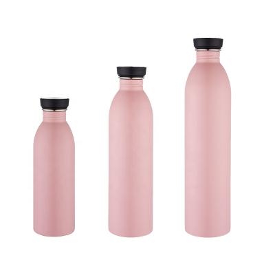 China Newest PORTABLE Custom Printed Double Wall Stainless Steel Thermos Vacuum Insulated Hydraulic Sports Water Bottle Flask Wholesale for sale