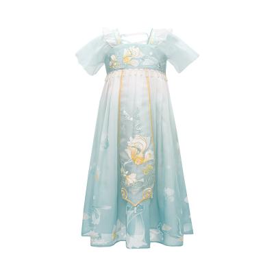 China Chinese Girls Performance Clothing Polyester Ancient Style Design For One Year Hanlu Dresses for sale