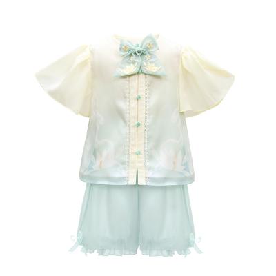 China Shorts Polyester Little Girl Original Ancient Design Hanfu Costume Lively And Beautiful Costume Iced Out for sale