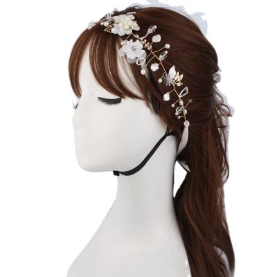 China 2020 Bridal Wedding Hair Accessories Handmade Gold Hair Accessories TS-1201 for sale