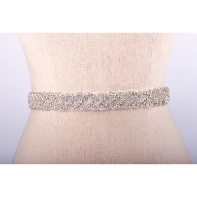 China ACRYL Rhinestone Pearl Bridal Sash For Formal Dress for sale