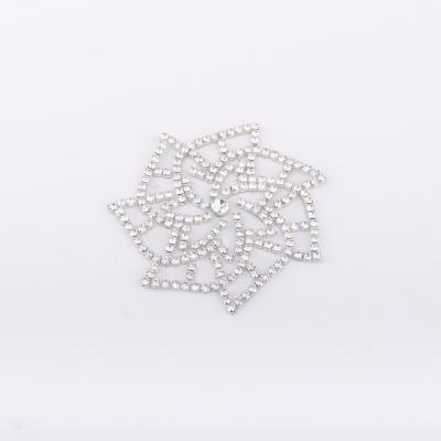 China Bridal Bridal Jewelry Crystal Bead Lace Appliquecrystal Applique Flatback Wedding Dress for sale