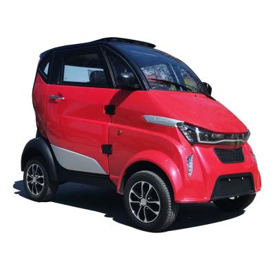 China Passenger Specially Motor 4000w 3000w 2000w Enclosed 4 Wheel Electric Tricycle Electric Sightseeing Car For Sale for sale