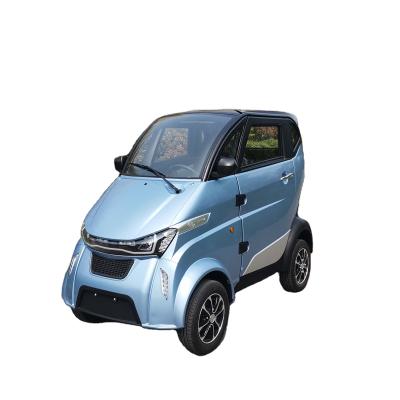 China New Hot Selling Fashion Fabric Cheap Street Legal Electric Car 2 Seaters Mini Lithium Battery for sale