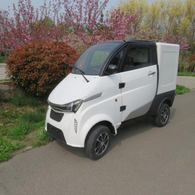 China Electric mini van L6E approved electric fast food delivery van truck pickup for sale 135/70-12 for sale