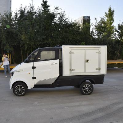 China Fabric Electric Mini Cargo Delivery Vehicle Logistics Van Vehicle With Electric EEC Approval for sale