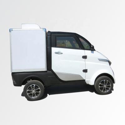 China Transport JINMA Cargo Delivering Customized Color 4 Wheel Electric Tricycle Closed Cargo Cart For Express Delivery for sale