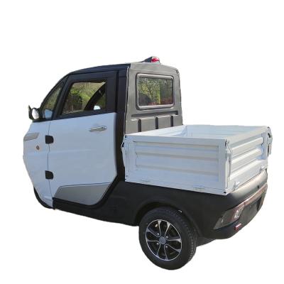 China Electric Transport Cargo Low Price Electric Car Low Speed ​​Pickup With Model Three Wheels for sale