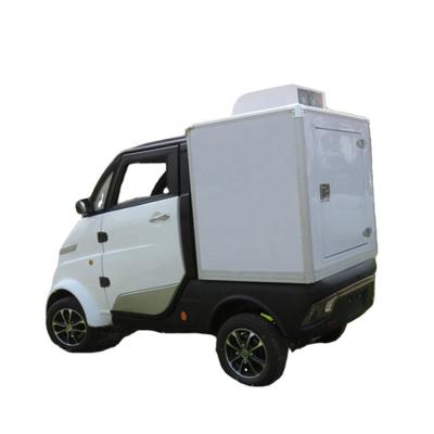 China 45km/h Pure Electric Express Delivery Van Cargo Box Truck In Good Performance 135/70-12 for sale