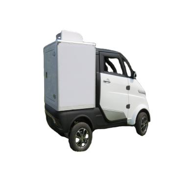 China EEC Four Wheel Electric Car Van 4 Electric Logistic Mini Cargo Box Electric Vehicle Quadricycle for sale