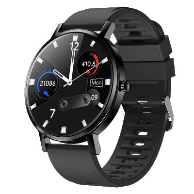 China Hot Selling Round Sport Watch Waterproof Amoled Touch Screen Watch Full Contact With Body Temperature Measurement And Calling Watch for sale