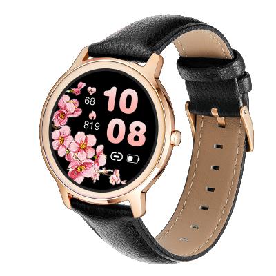 China 2021 Touch Screen Most Fashion 1.09 Inch Luxury Female Smartwatches With Heart Rate Blood Oxygen Monitor IP67 Smart Watch For Woman for sale