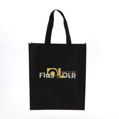 China OEM Factory Handled Bag PP Full Ultrasonic Printing Shopping Bags Laminated Non Woven Bag for sale